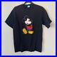 Vintage Walt Disney Mickey Mouse Logo Distressed Shirt Mens Large 80s USA