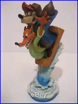 Vintage Walt Disney Splash Mountain Theme Park Statue Brer Bear & Fox In Box