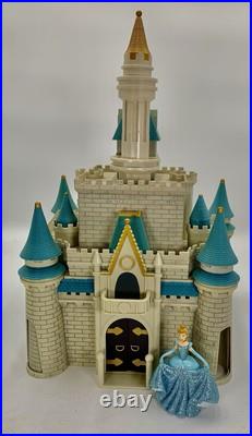 Vintage Walt Disney World Cinderella Castle Monorail Park Playset Retired Works