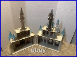 Vintage Walt Disney World Cinderella Castle Monorail Park Playset Retired Works