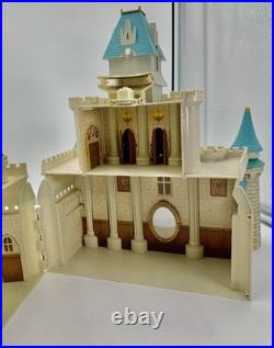 Vintage Walt Disney World Cinderella Castle Monorail Park Playset Retired Works