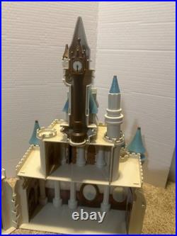 Vintage Walt Disney World Cinderella Castle Monorail Park Playset Retired Works