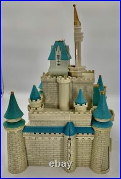 Vintage Walt Disney World Cinderella Castle Monorail Park Playset Retired Works