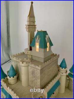 Vintage Walt Disney World Cinderella Castle Monorail Park Playset Retired Works