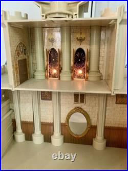Vintage Walt Disney World Cinderella Castle Monorail Park Playset Retired Works