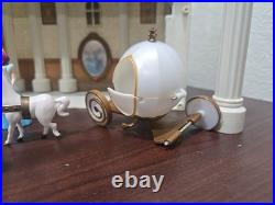 Vintage Walt Disney World Cinderella Castle Playset Retired Works Not Complete