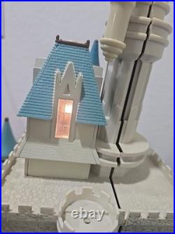 Vintage Walt Disney World Cinderella Castle Playset Retired Works Not Complete