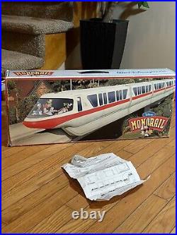 Vintage Walt Disney World Monorail Train Track Set Theme Park Exclusive Red MINT