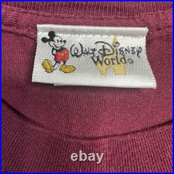 Vintage Walt Disney World Splash Mountain Maroon Magic Kingdom T-Shirt Size M Vintage Walt Disney World Splash Mountain Maroon Magic Kingdom T-Shirt Size M