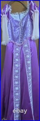 Vividie Babidi Boutique Rapunzel Dress Disney Fancy Costume Toddler/Adult Size J