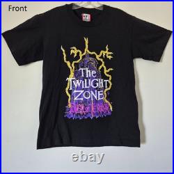 Vtg 1990s Twilight Zone Tower of Terror Glow in Dark M Disney Designs T-Shirt