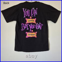 Vtg 1990s Twilight Zone Tower of Terror Glow in Dark M Disney Designs T-Shirt