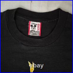 Vtg 1990s Twilight Zone Tower of Terror Glow in Dark M Disney Designs T-Shirt