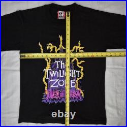 Vtg 1990s Twilight Zone Tower of Terror Glow in Dark M Disney Designs T-Shirt