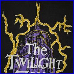 Vtg 1990s Twilight Zone Tower of Terror Glow in Dark XL Disney Designs T-Shirt Vtg 1990s Twilight Zone Tower of Terror Glow in Dark XL Disney Designs T-Shirt