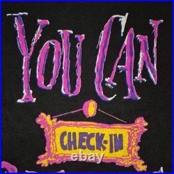 Vtg 1990s Twilight Zone Tower of Terror Glow in Dark XL Disney Designs T-Shirt Vtg 1990s Twilight Zone Tower of Terror Glow in Dark XL Disney Designs T-Shirt