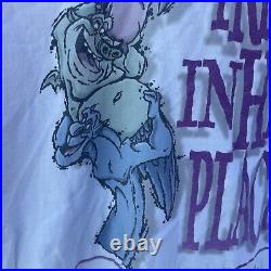 Vtg 90s Hunchback Of Notre Dame Mens XL T-Shirt Disney Theme Parks Gargoyles