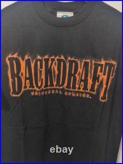 Vtg 90s Universal Studios Backdraft Film Movie Shirt Men's Size L 1996
