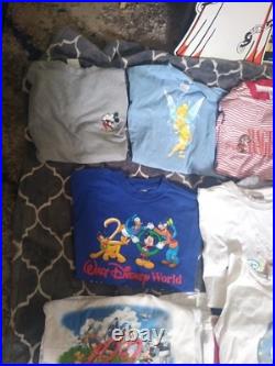 Vtg 90s y2k Reseller Lot of 21 T-shirts Disney Theme Park Tourist