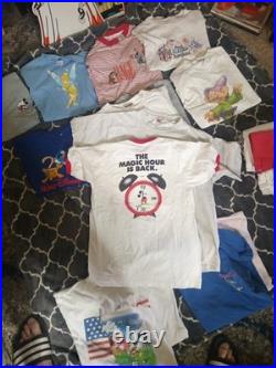 Vtg 90s y2k Reseller Lot of 21 T-shirts Disney Theme Park Tourist Vtg 90s y2k Reseller Lot of 21 T-shirts Disney Theme Park Tourist