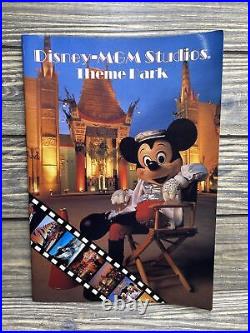 Vtg Disney MGM Studio Theme Park 1991 Souvenir Book Mickey Mouse Directors Chair