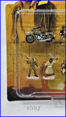 Vtg Indiana Jone Micro Action Motorcycle Set Sealed Disney Theme Park Exclusive