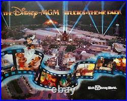 WALT DISNEY WORLD MGM STUDIO THEME PARK original 1989 Travel poster 24x30 NM