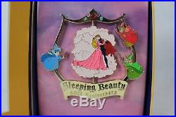 WDI Disney LE 200 Jumbo Spinner Pin Sleeping Beauty 60th Anniversary Aurora