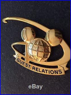 WDP Walt Disney World Guest Relations Mickey Mouse Icon Globe Cast Costume Pin