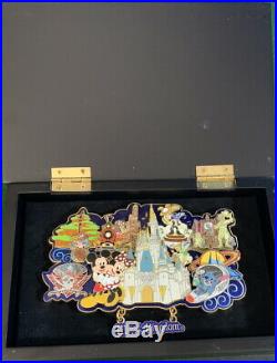 WDW 2006 4 Park Super Jumbo Pin Collection (Magic Kingdom) Boxed PIN PP #48255