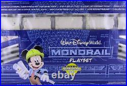 WDW Disney Monorail Playset Blue Line Complete with Figurines, 61 1/2 x 49 Inch
