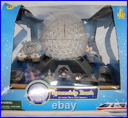 WDW Disney Monorail Spaceship Earth Epcot Adventure Playset NIB