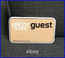WDW Disney World EPCOT Center 1982 Opening GUEST Vintage Pin Badge Button RARE