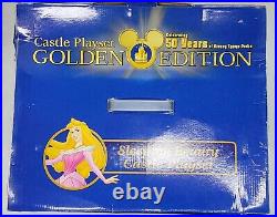 WDW Disneyland Castle Playset 50th Years Celebration Theme Park Golden Edition