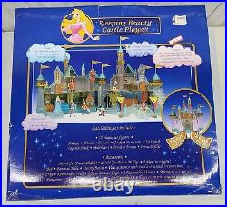 WDW Disneyland Castle Playset 50th Years Celebration Theme Park Golden Edition