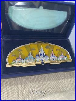 WDW HAPPIEST Celebration On Earth DISNEY THEME PARK CASTLES Jumbo Pin LIMITED