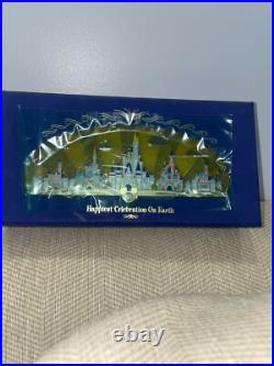 WDW HAPPIEST Celebration On Earth DISNEY THEME PARK CASTLES Jumbo Pin LIMITED
