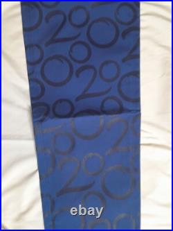 WDW Theme Park Used 2000 Lamppost Banner Prop EPCOT Millennium 41 x 13.5 Blue B