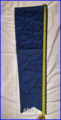 WDW Theme Park Used 2000 Lamppost Banner Prop EPCOT Millennium 41 x 13.5 Blue B