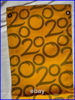 WDW Theme Park Used 2000 Lamppost Banner Prop EPCOT Millennium 41 x 14.5 Yellow
