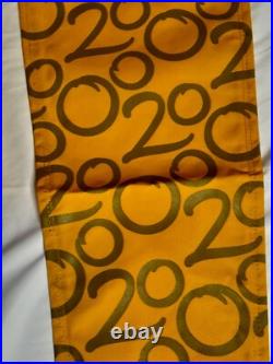 WDW Theme Park Used 2000 Lamppost Banner Prop EPCOT Millennium 41 x 14.5 Yellow
