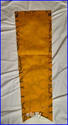 WDW Theme Park Used 2000 Lamppost Banner Prop EPCOT Millennium 41 x 14.5 Yellow
