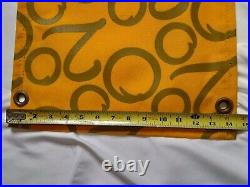 WDW Theme Park Used 2000 Lamppost Banner Prop EPCOT Millennium 41 x 14.5 Yellow