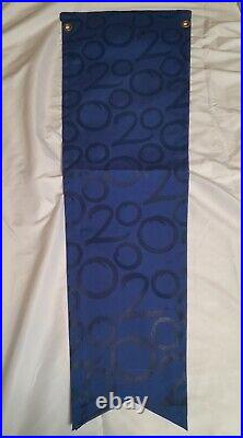 WDW Theme Park Used 2000 Lamppost Banner Prop EPCOT Millennium 41 x 15 Blue A WDW Theme Park Used 2000 Lamppost Banner Prop EPCOT Millennium 41 x 15 Blue A