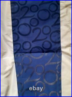 WDW Theme Park Used 2000 Lamppost Banner Prop EPCOT Millennium 41 x 15 Blue A WDW Theme Park Used 2000 Lamppost Banner Prop EPCOT Millennium 41 x 15 Blue A