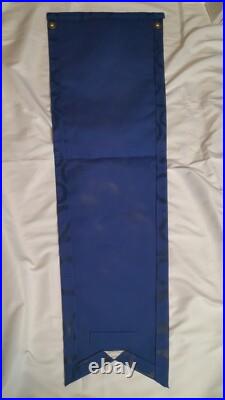WDW Theme Park Used 2000 Lamppost Banner Prop EPCOT Millennium 41 x 15 Blue A WDW Theme Park Used 2000 Lamppost Banner Prop EPCOT Millennium 41 x 15 Blue A