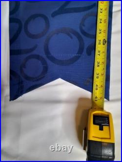 WDW Theme Park Used 2000 Lamppost Banner Prop EPCOT Millennium 41 x 15 Blue A WDW Theme Park Used 2000 Lamppost Banner Prop EPCOT Millennium 41 x 15 Blue A