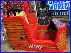 WOODY WOODPECKER'S NUTHOUSE COASTER Universal Studios Theme Park Prop RIDE CAR WOODY WOODPECKER'S NUTHOUSE COASTER Universal Studios Theme Park Prop RIDE CAR