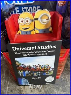 WOODY WOODPECKER'S NUTHOUSE COASTER Universal Studios Theme Park Prop RIDE CAR WOODY WOODPECKER'S NUTHOUSE COASTER Universal Studios Theme Park Prop RIDE CAR