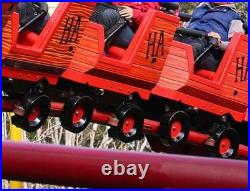 WOODY WOODPECKER'S NUTHOUSE COASTER Universal Studios Theme Park Prop RIDE CAR WOODY WOODPECKER'S NUTHOUSE COASTER Universal Studios Theme Park Prop RIDE CAR